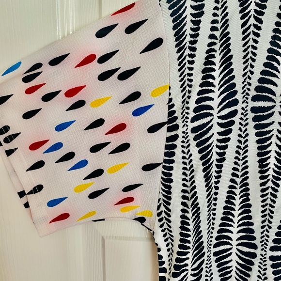 Native Rose T Shirt Dress Multicoloured L - Picture 3 of 8